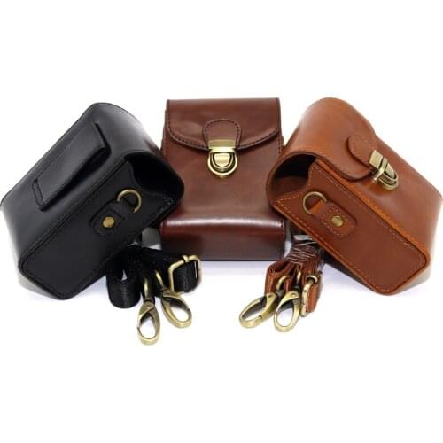 PU Leather Camera Case For Canon PowerShot G9X G7X G7X Mark II G16 SX720 SX710 SX700 S120 SX600 IXUS 275 Hard Skin Shoulder Bag