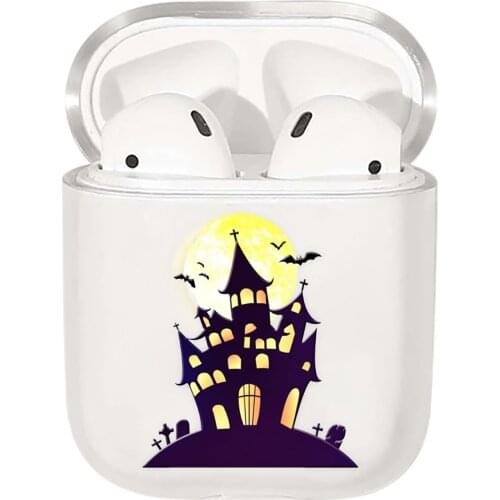 Halloween TPU Earphone Case For Airpods 2/1 Headset Protective Shell Accessories Protective Case For Airpods 2/1 Cover