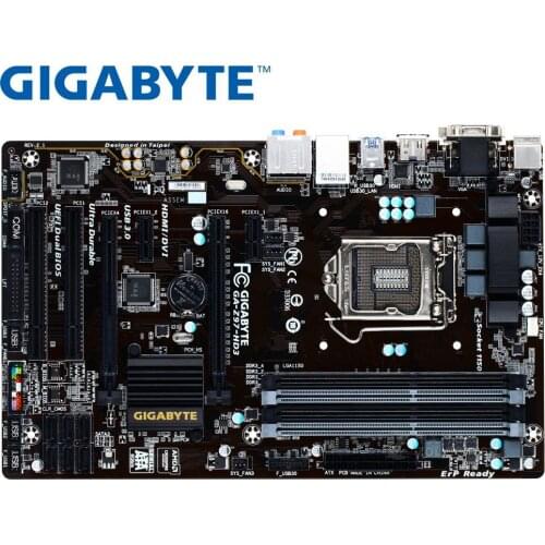 Gigabyt GA-Z97-HD3 Desktop Motherboard original motherboard for LGA 1150 DDR3 USB2.0 USB3.0 Z97-HD3 32GB Z97 mainboard PC