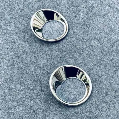 For 2020 2021 Toyota Corolla CROSS Front Fog Light Frame Foglight Lamp Ring Cover Protector Sticker Exterior ABS Car Accessories