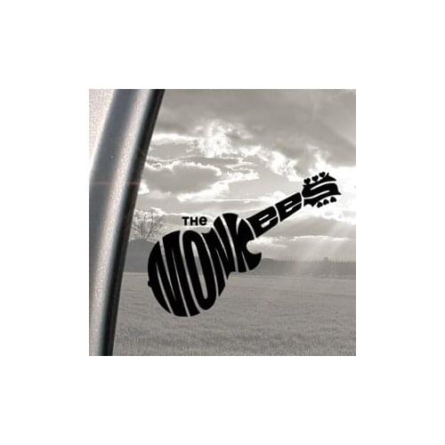 For THE MONKEES Black Decal ROCK BAND Car Truck Window Sticker Styling