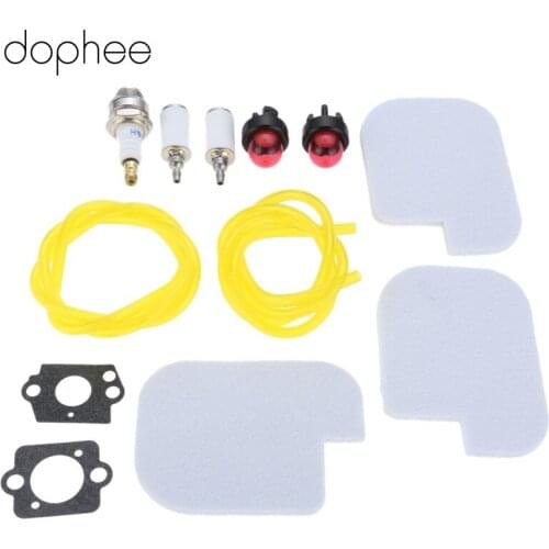Dophee Air Filter Fuel Repower Kit for Poulan P3314 P3314WS P3314WSA P3416 P3516PR P3816 P4018 P4018WM P4018WT gas chainsaw