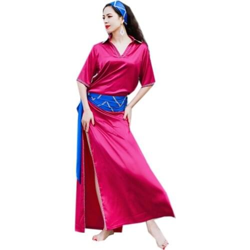 Egyptian baladi saidi belly dance costume and Christmas Lingerie Dress Gift