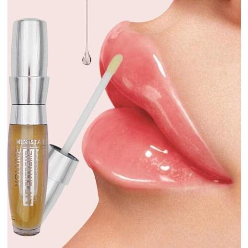 Lip 3D Sexy Super Volume Plumper Plumping Lip Gloss Pink Big Mouth Full Lip Lip Gloss Easy To Wear Ling Lasting
