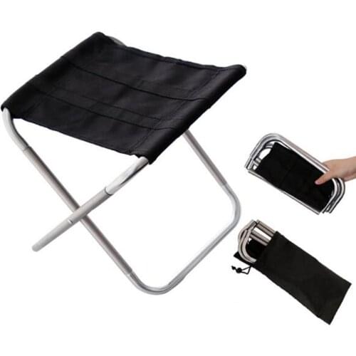 Quality Outdoor Foldable Fishing Chair Ultra Light Weight Portable Folding Camping Aluminum Alloy Picnic Fishing Chair with Bag