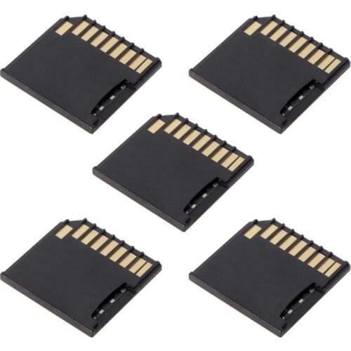 Micro SD TF to SD Card Kit Mini Adaptor Low Profile for Macbook Air / Pro / Retina Black