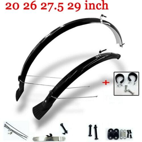 Bicycle Fenders BMX MTB Bicycle Front/Rear Mudguard Set 700C 26 27.5 29" Light Weight Mud Guard Sets Bike Accessories parts