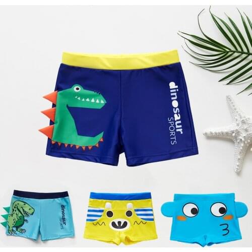 2021 Boys Swim Trunks 3-10 Years Childrens Swimwear Kids Swimsuit Dinasour Boys Swimwear Trunks CZ983