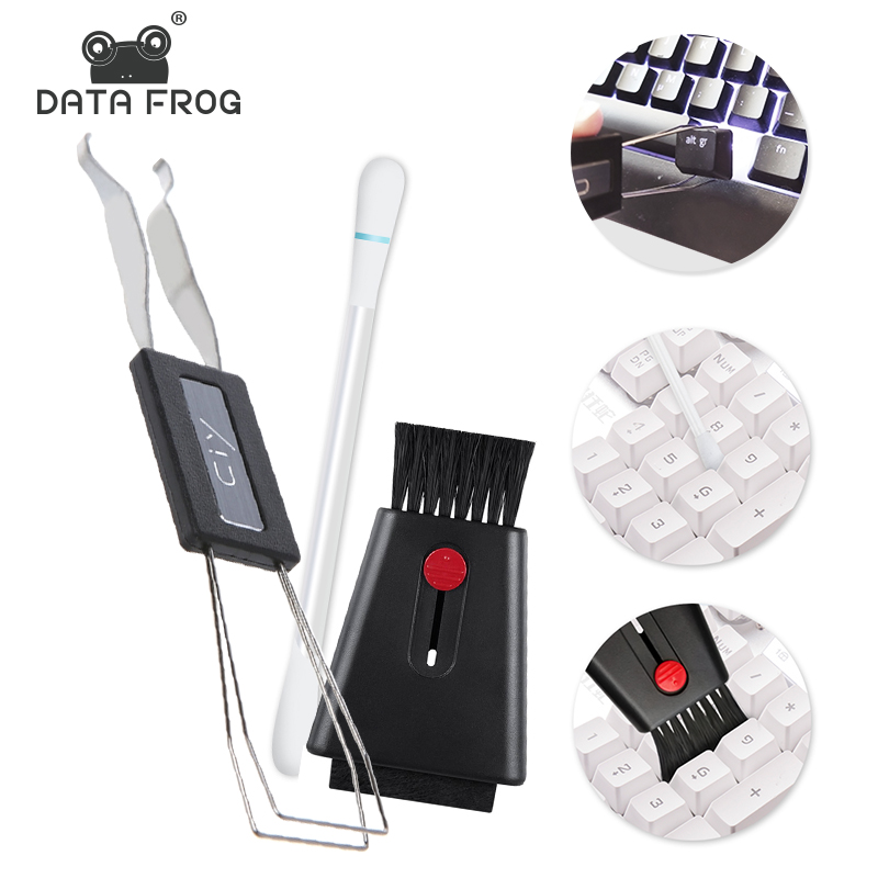 Mini Computer Keyboard Cleaner Screen Clean Bursh and Cotton Swab Stick Cleaner Kit For Laptop Desktop Keyboard Duster