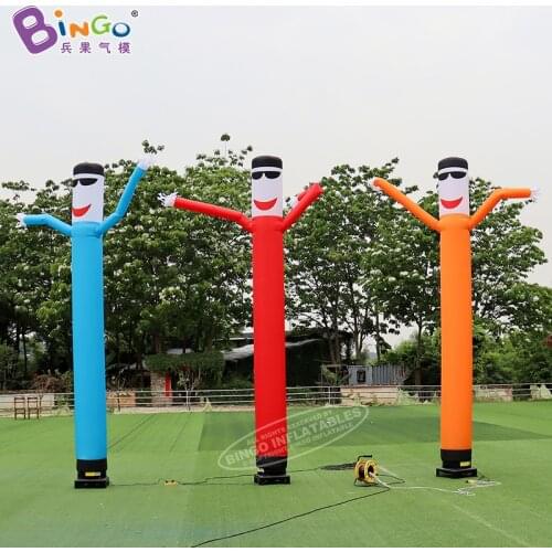 Customized NEW 5M Inflatable Air Sky Dancer Puppet Flag Wind Dancing Tube Cartoon Advertising Inflatables