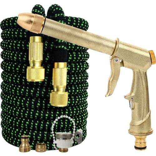 2020 New Gardening Hose Retractable Telescopic Magic Magic Garden Watering Hose High Pressure Car Wash Plastic Hose Water Gun