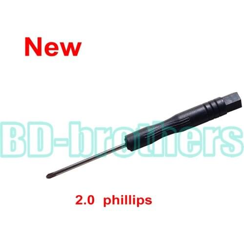 New Black 2.0 phillips Screwdriver Cross Screw Driver Repair Tool for Samsung Phone Toy Repair 1000pcs/lot