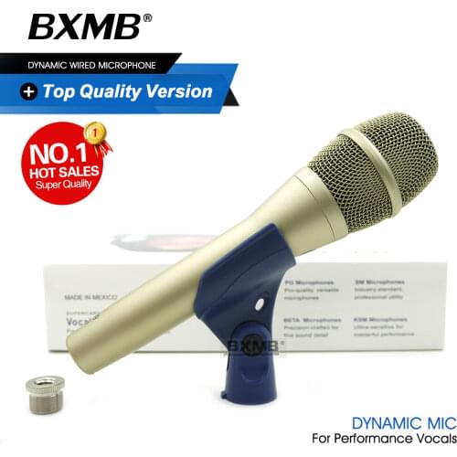 Professional KSM9 Dynamic Wired Microphone KSM9C Mic Super-Cardioid For Performance Live Vocals Karaoke Podcast Stage Studio