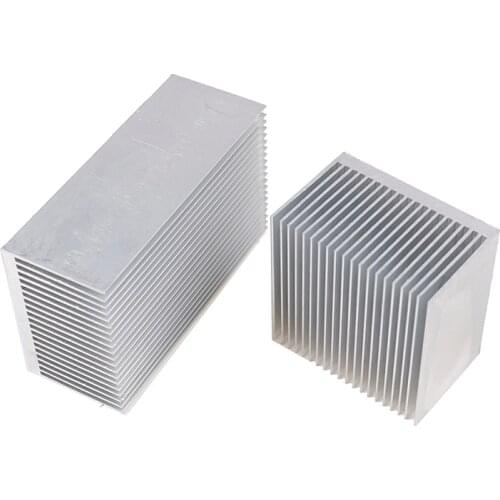 Aluminum Alloy Heatsink 60*60/100*60mm Cooling Pad LED IC Chip Cooler Radiator