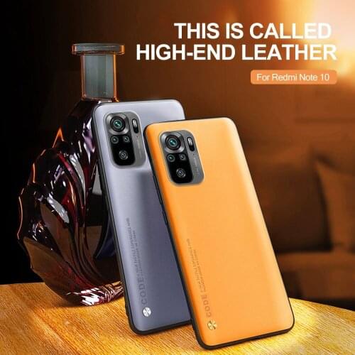 Luxury Leather Case For Xiaomi Redmi Note 10S Shockproof Full Cover Back Shell For Mi Readmi Redme Note10 10 4G Silicone Bumper