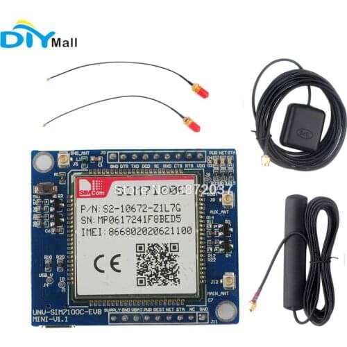 EU Network SIM7100E 4G Module Development Board + Antenna for Arduino Raspberry Pi Android Linux Windows