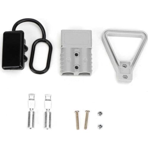 Power Plug Connector Cable Terminal Battery Case Dust Cover Handle 120A DC600V Wire Connector Terminal Tool