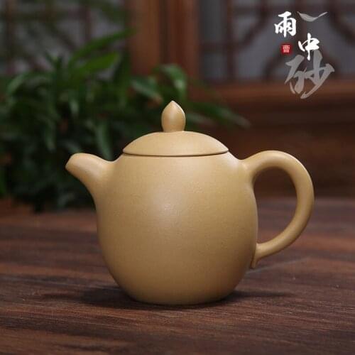 Yixing recommended undressed ore section of mud dragon egg pot all pure hand pot of tea wholesale tea set gift custom