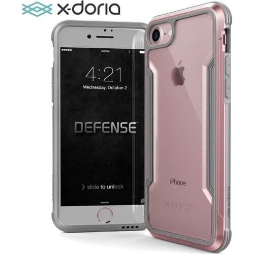 X-Doria Defense Shield Phone Case For iPhone 7 8 Plus Military Grade Drop Tested Anodized Aluminum Case Cover For iPhone 7 8