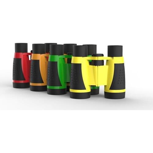 2021 Hot Binoculars Telescope Set 4x30 Childrens Telescope Color Anti-skid Portable Outdoor Hiking Toy Telescope Wholesale