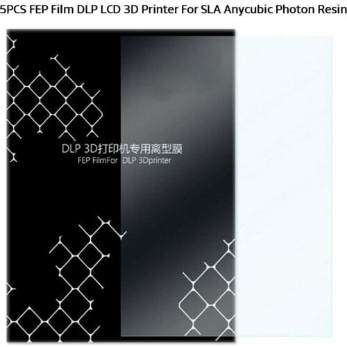 BAAQII 5Pcs FEP Release Film DLP LCD 3D Printer For SLA Anycubic Photon Resin Lighter Release Force Easy Demolding CE1539