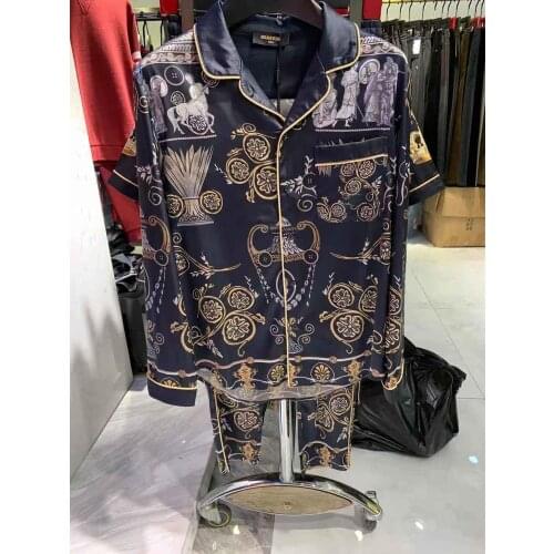 BK11296 Fashion Mens Sets 2020 Runway Luxury famous Brand European Design party style Mens Clothing