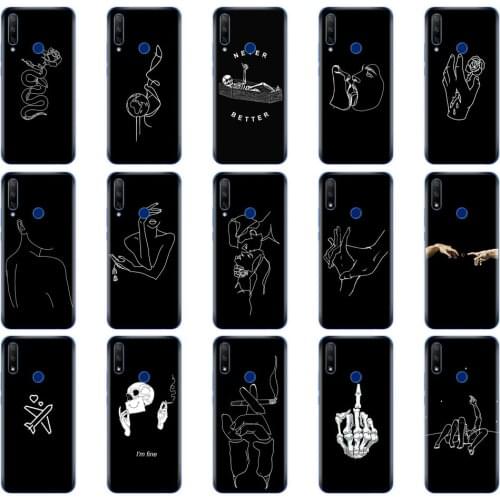 For huawei honor 9x Case Silicon Soft Back Cover for huawei honor 9x premium Fingerprint Hole Russian 5.69 inch coque black