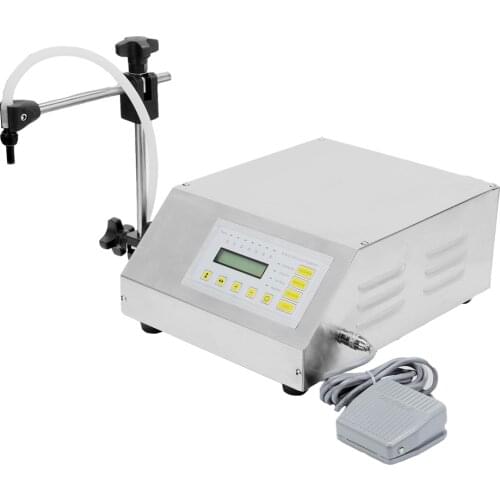 Digital Control Water Drink Perfume Juice Milk Small Bottle Filler GFK 160 Packing Liquid Filling Machine