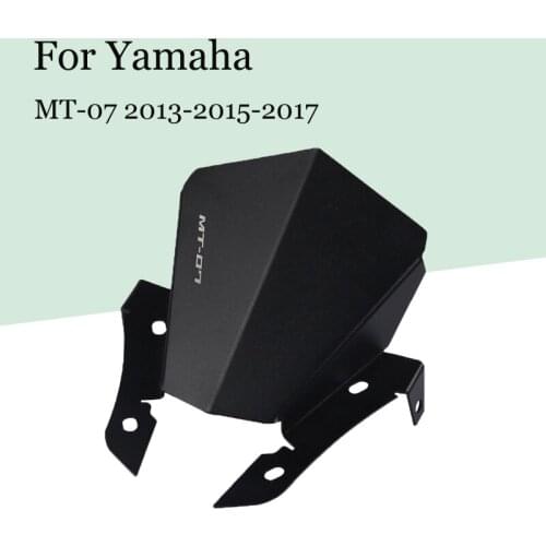 For Yamaha Mt07 MT-07 2013-2015-2017 Motorcycle Modified Windshield Small Fan Housing Motorcycle Fairing Accessories Windshield