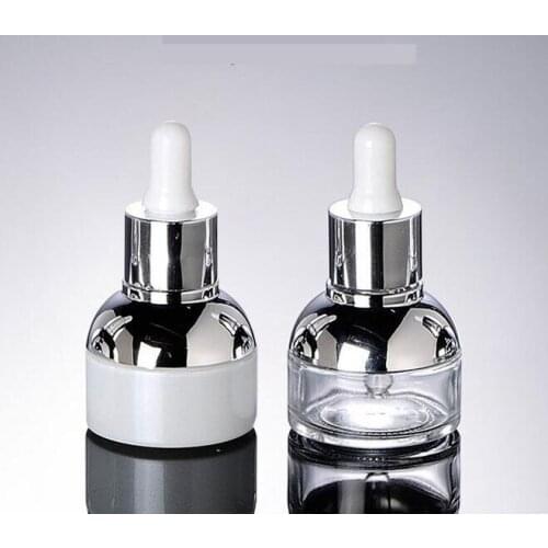 300pcs Glass Bottle With Pure Dropper Perfume Sample Tubes For Essential Oil Liquid Reagent Pipette Refillable Bottle Empty 30ml