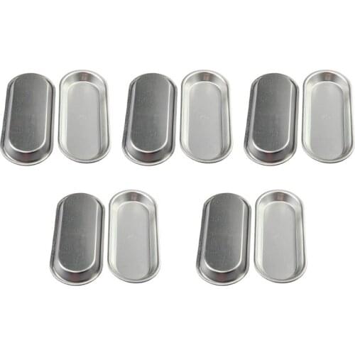 Cake Mould Tin Aluminium Alloy Long Shape Bread Hotdog Baking Mold Bakery Tool 10 PCS