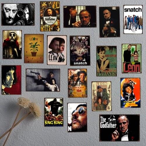 God father Classic Movie Tin Sign Metal Plate Iron Painting Kids Room Wall Bar Cofe Home Art Craft Decor 30X20CM DU-1165