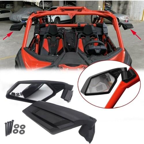 Motorcycle For Can-Am UTV Off-road Maverick X3 MAX SSP Racing Bar End Rearvie Motocycle Rearview Side Mirrors