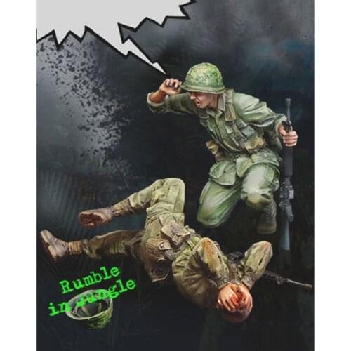 1/35 Scale Vitnam War U.S. Unpainted Resin Figure Building Kit