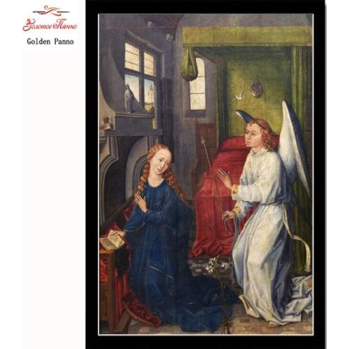 Golden Panno Needlework DIY DMC Cross stitch Sets For Embroidery kits Precise unprinted religion Patterns Counted Cross-stitch07