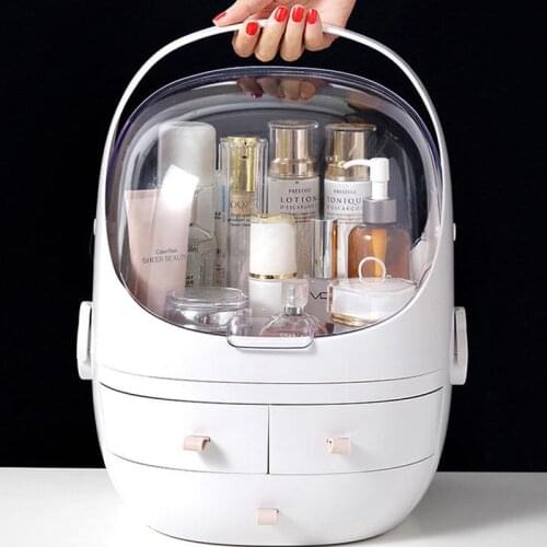 Women bathroom cosmetics storage box waterproof and dustproof bathroom Large makeup organizer skin care jewelry storage drawer