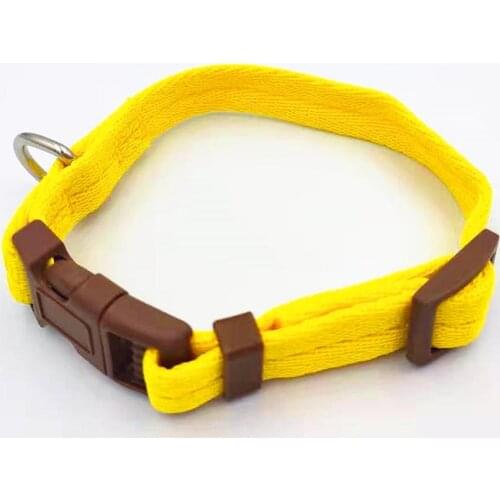 Hot Pet Collar Cute Little Footprints Adjustable Necklace Nylon Polyester Puppy Cat Supplies 7 Colors