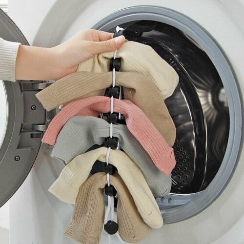 Hanging Rope Creative Multi-function Washing Clothes Basket Net