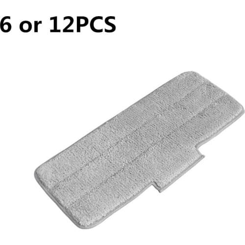 6 or 12PCS Mop Cloths for Xiaomi Deerma TB900 Mop for Mi Mijia Water Spray Mop 360 Rotating Wooden Carbon Fiber Cloth C2
