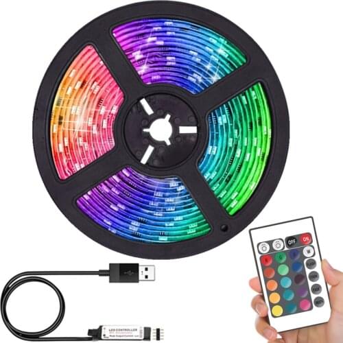 LED Strip Lights 5V USB RGB 2835 Bluetooth Control Flexible Lamp Tape Ribbon Diode For Festival Bedroom Luces TV Desk Decor fita