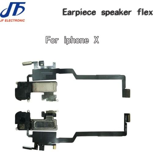 10pcs/lot Proximity Light Sensor With Earpiece Ear Speaker Flex Cable Replacement For iPhone X XR XS MAX parts