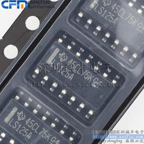 10pieces SN74LS125ADR LS125A SOP