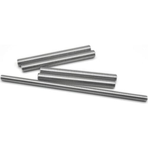 20pcs M3*20/25/30/40/50/70/90/100/150/200MM 304 Stainless Steel Full Threaded Rods Bar Bolts