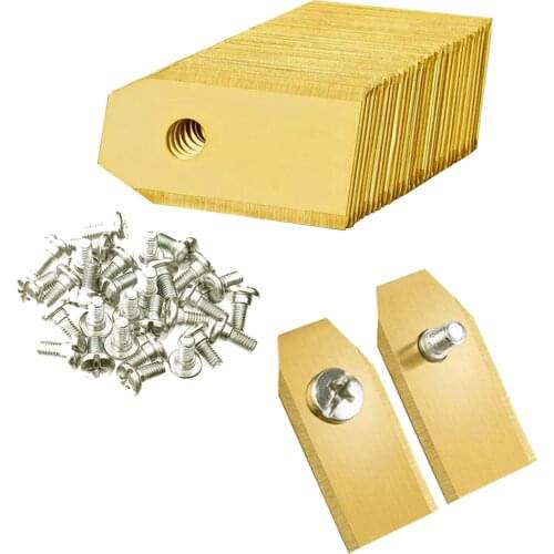 30/45 Pack Replacement BladesLawn Robot Blade Plating Lawn Mover Replacement Blade For Worx Landroid Robot Mower Replacement