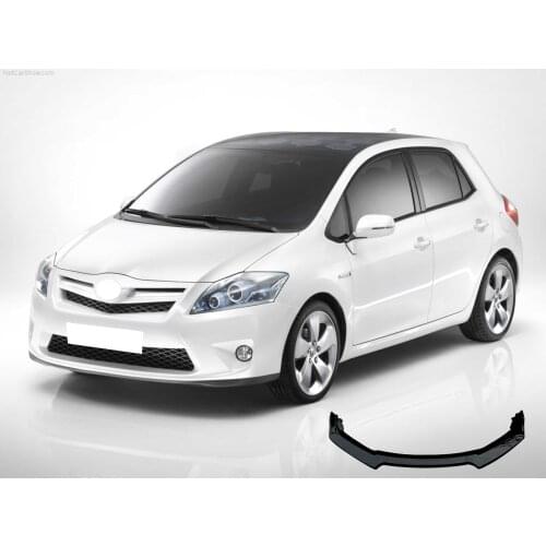 For Toyota Auris Front Bumper Attachment Spilitter Universal Front Lip Car Styling Auto Accessory 3 Pcs Body Kit