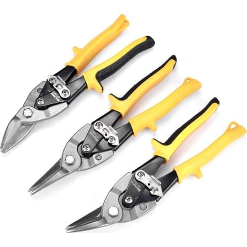 Aviation Snips 10" Tin Snips Metalworking Tin Sheet Metal Snip Cutting Scissor Iron Plate Cut Shear Household Hand Cutting Tools