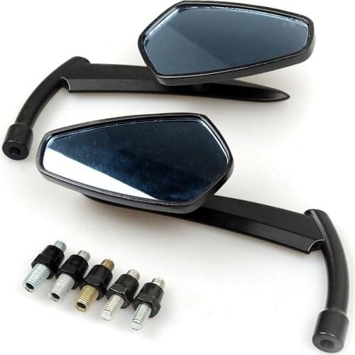 Unviersal brand 10MM 8MM motorcycle part motorbike mirrors for kawasaki honda suzuki yamaha mirrors moto rearview mirror