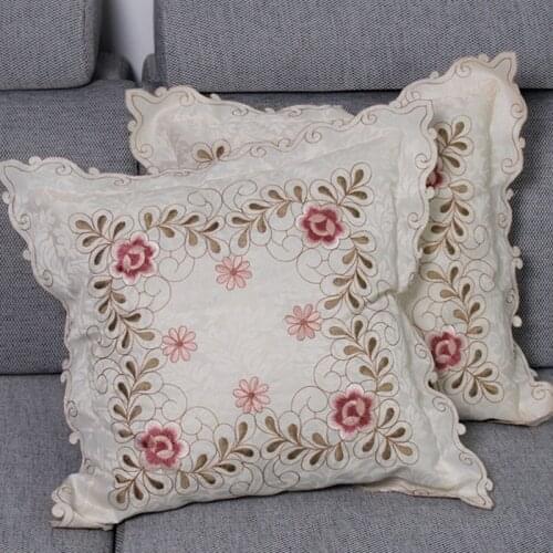 Decorative Cushion Cover Europe countryside type style Sofa Pillow Case Cover Embroider Home Decoration for living Room Bed
