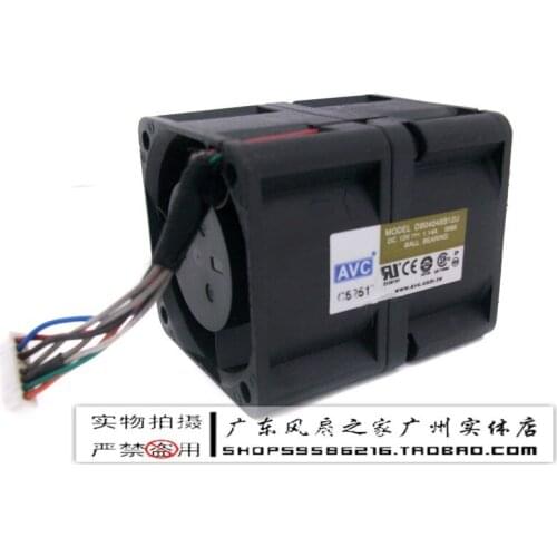 For Avc 4 4048 fan 1u server 12v 1.14a ball bearing db4048b12u