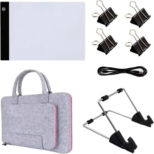 Diamond painting tools A4 light board cross stitch point drill tool kit led lighting copy table set diamond painting accessories